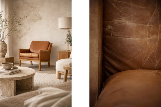 Image 1 of Vintage Deense moderne fauteuil uit het midden van de eeuw Model 39 van Kai Lyngfeldt Larsen voor Søren Willadsen, jaren 60