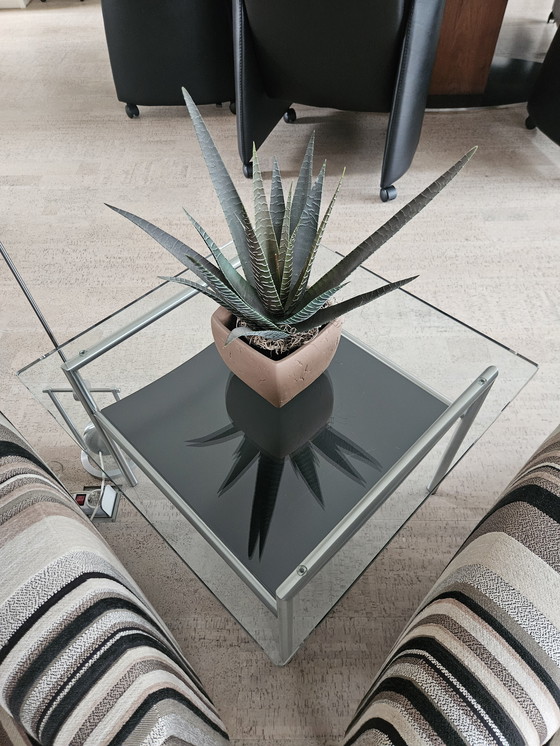 Image 1 of Tavolino da caffè in vetro con 2 tavolini laterali