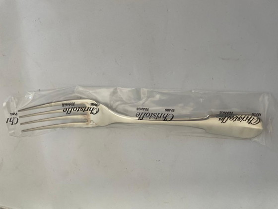 Image 1 of Christofle Cluny pattern fish cutlery set x10