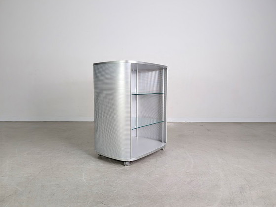 Image 1 of Cassettiera WOGG, mobile di design di Benny Mosimann, mobile ellittico