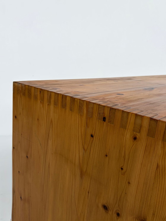 Vintage grenen ladekast van Ate van Apeldoorn – Woodwork Hattem – Ladekasten, Dutch Design Style (photo 5 of 9)