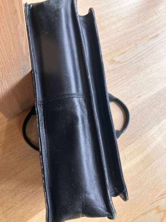 Sac de travail en cuir noir pour femme (Plevier) – Sacoches pour ordinateur, Leather (photo 4 of 8)