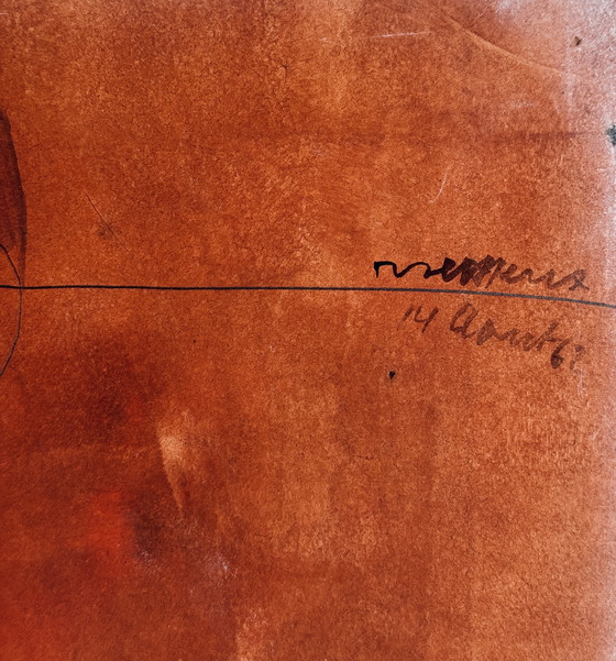 Image 1 of Robert Detheux, dipinto raro del 1962