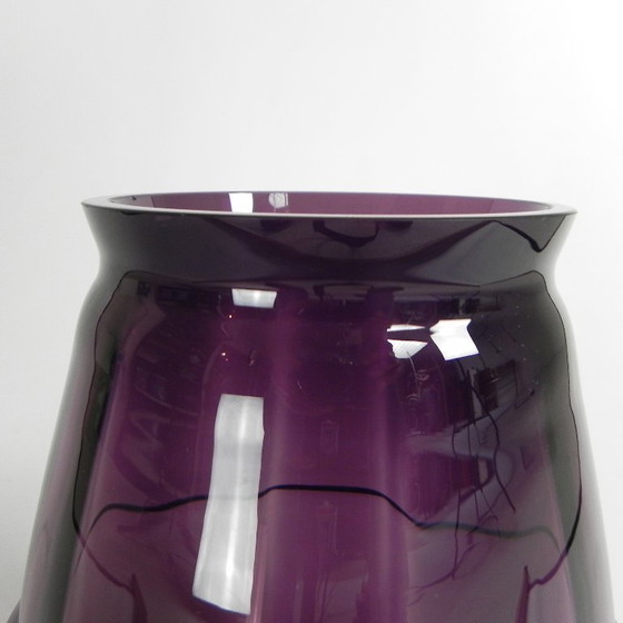 Image 1 of Jarrón Art Déco Kristalunie Maastricht, modelo Acorn de Willem Jacob Rozendaal, 1931