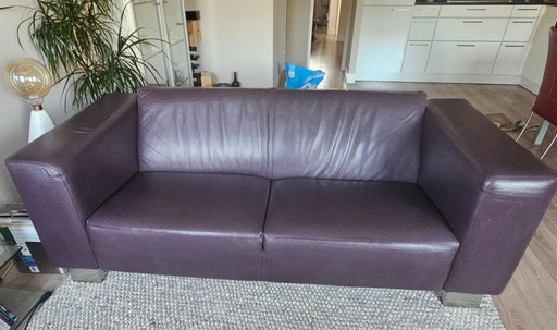 Rolf Benz design bank – model 310, aubergine empty