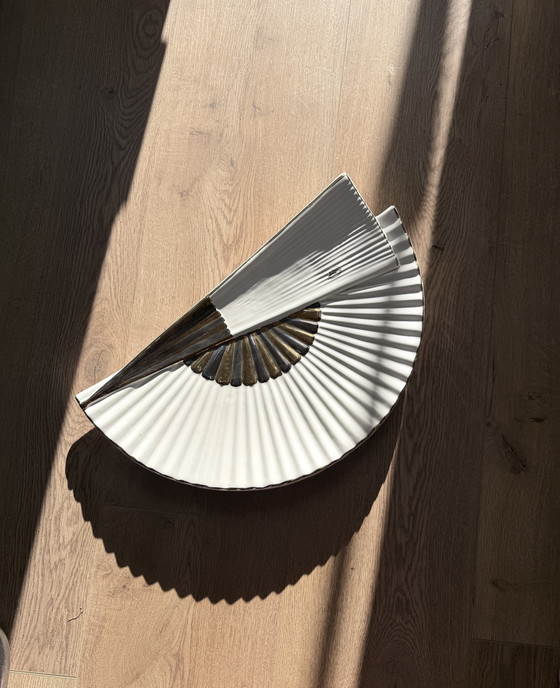 Bosa Ceramiche Shell – sculptural design bowl – white & gold – Decorative Objects (photo 8 of 8)