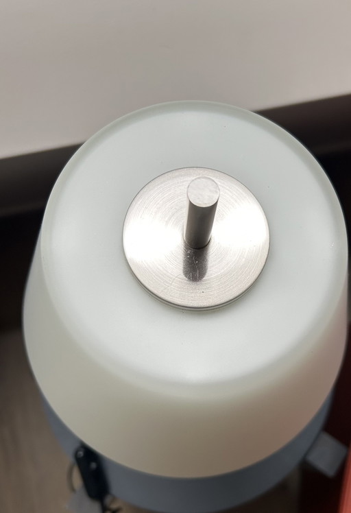 Scandinavian Design Chrome Dimmable Frosted Glass Table Lamp