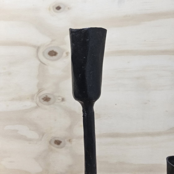 Albero portacandele in ferro battuto biologico fatto a mano (3 candele) – Iron (photo 12 of 15)