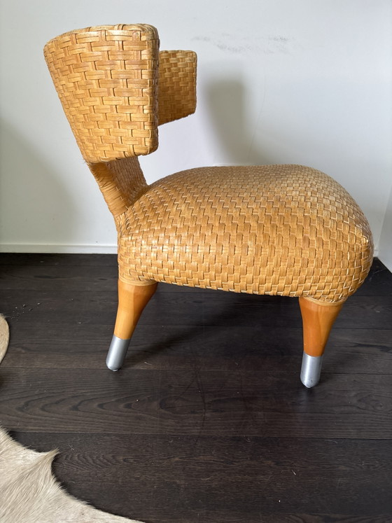 B&B Italia Klismos Armchair – Antonio Citterio – Leather, Metal (photo 3 of 6)
