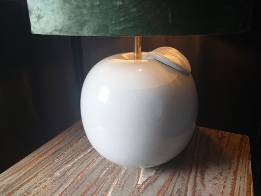 Lampada da tavolo vintage Herda "Apple" in ceramica