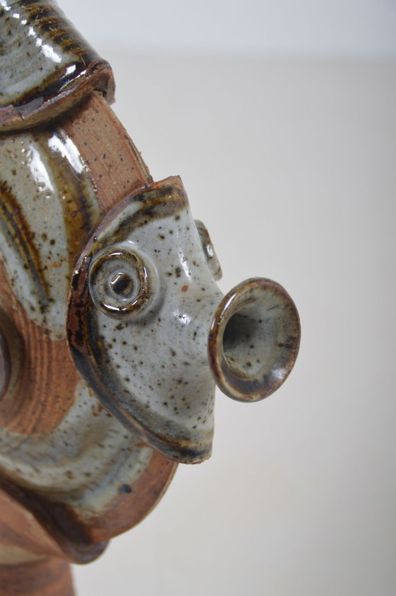 Image 1 of Danish ceramic sculpture of a fish, 1970s