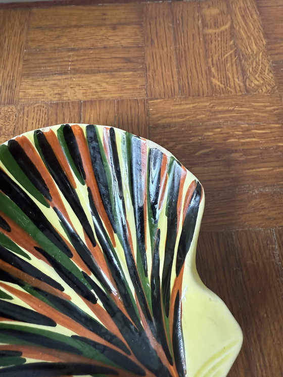 Image 1 of Cuenco/plato de baratijas con conchas marinas pintado a mano