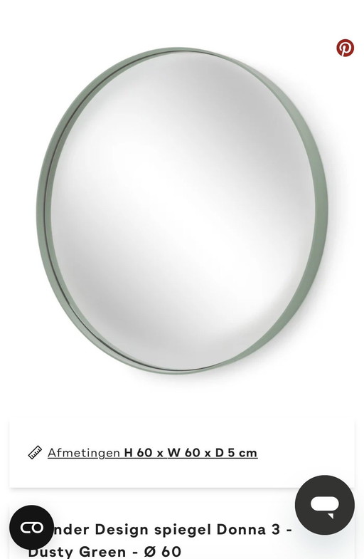 Mirror from the Spinder brand