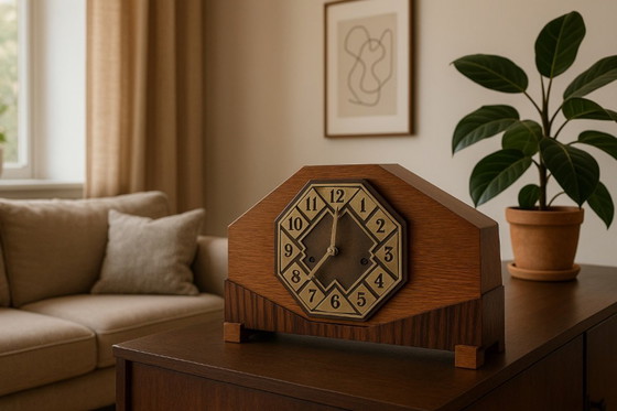 Image 1 of Timeless Art Deco clock (A'dam school style)