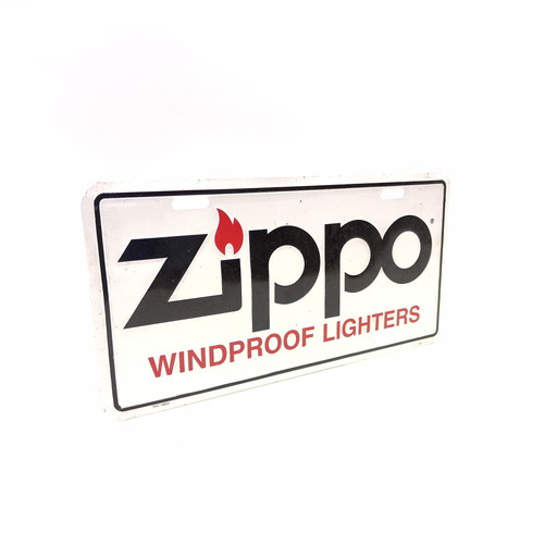 Zippo advertising sign / metal sign