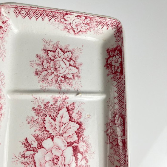 Image 1 of Portasapone modello "Jardinière", St Amand - Hamage Nord, rosa, inizio XX secolo.