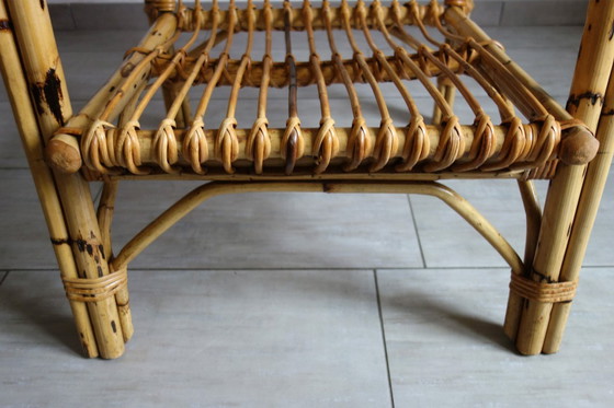 Image 1 of Par de sillones Dal Vera de bambú y ratán, 1970.