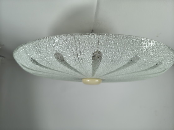 Image 1 of Vintage plafondlamp 2 fittingen