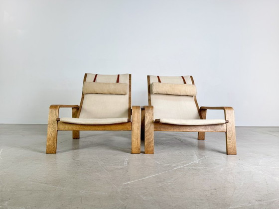 Image 1 of 2er Set Pulkka Sessel Asko Midcentury Ilmari Laippainen Canvas