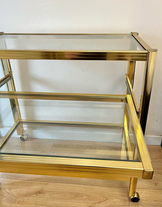 Image 1 of table d'appoint vintage en laiton