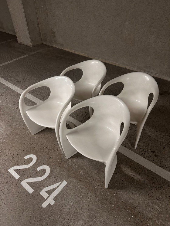 Chaises Casalino d'Alexander Begge pour Casala, 1970 – Chaises de salle à manger, Plastic (photo 3 of 5)