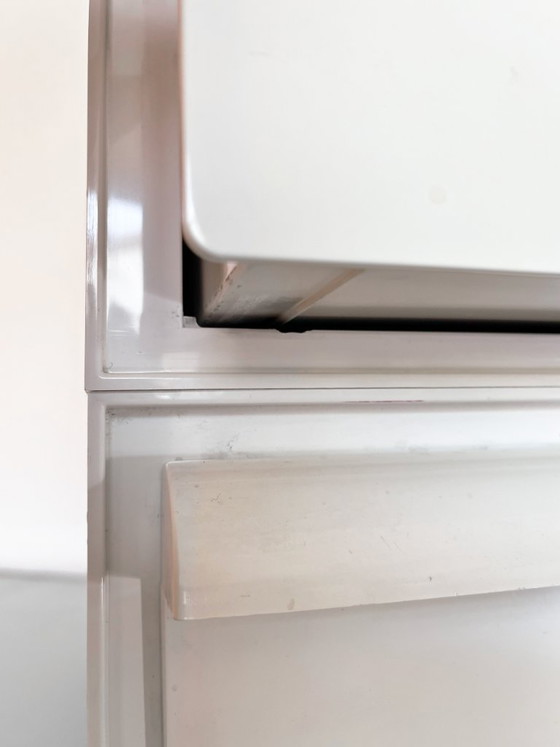 Image 1 of Cassettiera modulare vintage Kartell Simon Fussel Modulaire 4602 in ABS color crema.