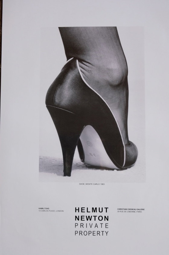 Image 1 of Helmut Newton « Shoe » | affiche