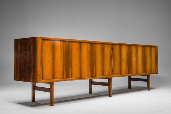 Image 1 of Groot palissander dressoir van Henning Kjerulf voor Bruno Hansen, 1950