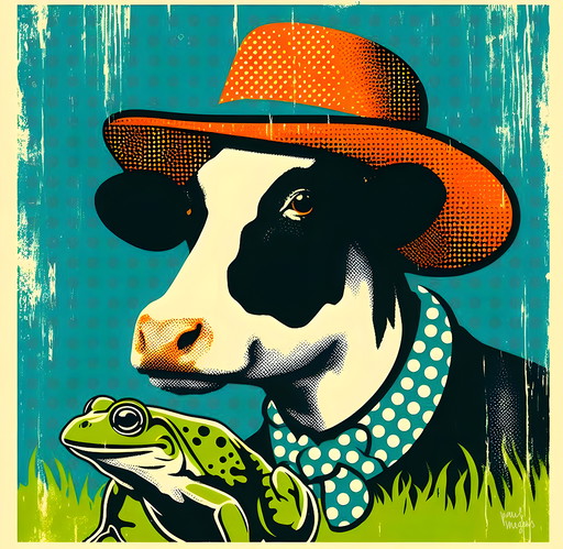 Pop art sur toile