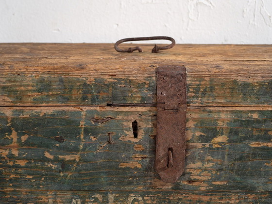 Coffre ancien de style primitif (c.1920) #71 – Armoires de rangement, Rustic (photo 28 of 40)