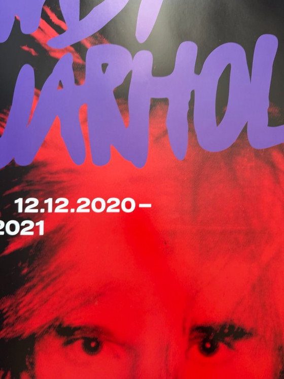 Andy Warhol (1928–1987), Zelfportret (detail), 1986, Museum Ludwig Keulen 2020, tentoonstellingsposter, (photo 8 of 8)