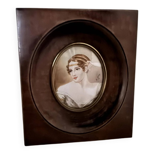 Miniatur unter Glas signiert S.Gray