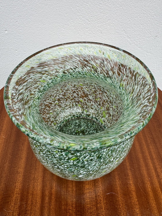 Image 1 of Antique Murano glass ball vase