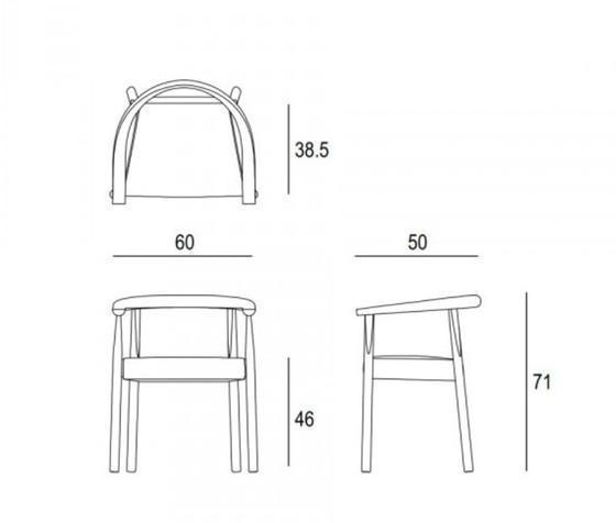 Image 1 of 4 TOKYO / BENSEN Chairs