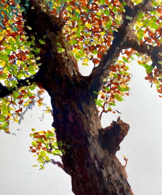 Green Fighting Brown – Schilderijen & Tekeningen, Paper (photo 6 of 7)