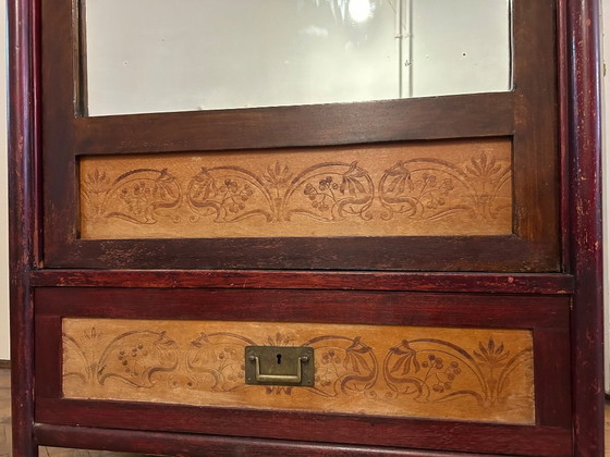 Image 1 of Antique Art Deco bentwood Wardrobe J&J Kohn