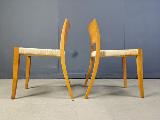 Image 1 of Ticino Esszimmerstühle von Bruno Reichlin für Molteni, 1990er Jahre