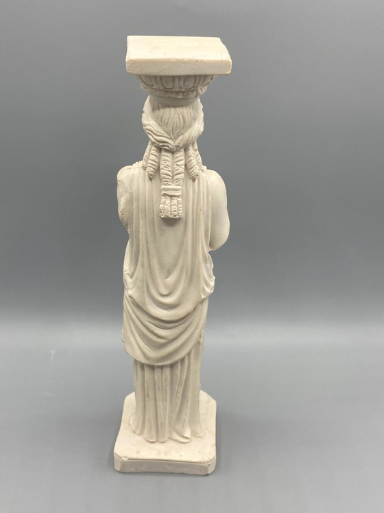Kariatide in gereconstitueerd albast – naar het Erechtheion – circa – Beeldhouwkunst (photo 3 of 10)
