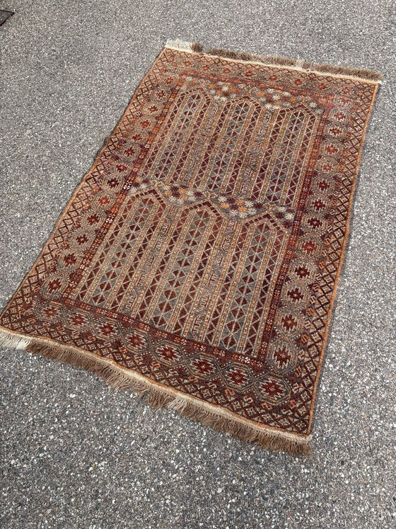 Handgeweven Turkmeens wollen tapijt – Vloerkleden en tapijten, Wool (photo 10 of 12)