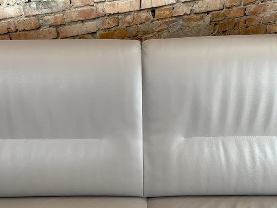 Leolux Bora Balanza - Taupe/Grey Leather | Axel Enthoven – Sofas, Metal (photo 11 of 14)