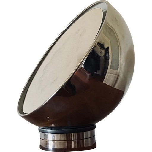 Vintage mirror spherical table Lamp, Italy 1970s