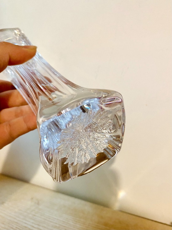 Vaso soliflore in cristallo Daum France, Vasi, Trasparente (foto 2 di 6)
