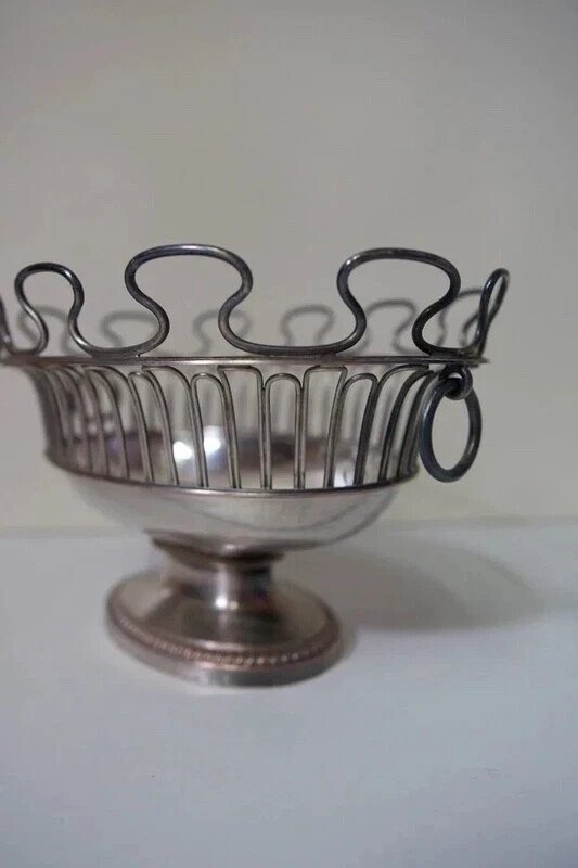 Image 1 of Rafraîchissoir à Vin Louis XVI Métal Argenté Zilveren Wijnkoeler 19e Eeuw