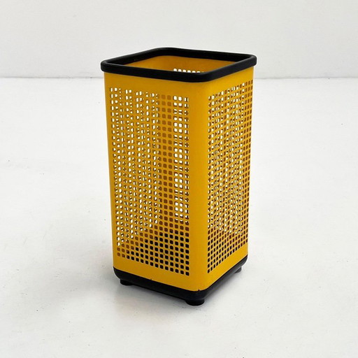 Yellow Perforated Bin / Umbrella Holder from Neolt, 1980s