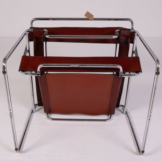 Image 1 of Poltrona - Sedia Wassily B3 di Marcel Breuer per Gavina