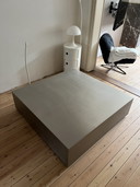 Table basse en acier inoxydable Giani Rosi