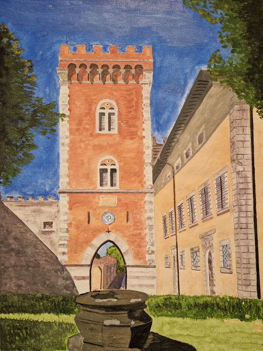 Peinture acrylique Bolgheri