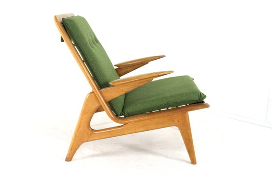 Image 1 of Fauteuil vintage de style Rob Parry, récemment retapissé