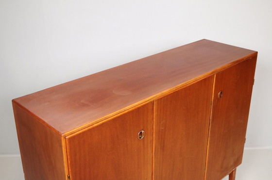 Image 1 of Credenza d'epoca in mogano con contenitori e cassetti - Svezia, anni '60