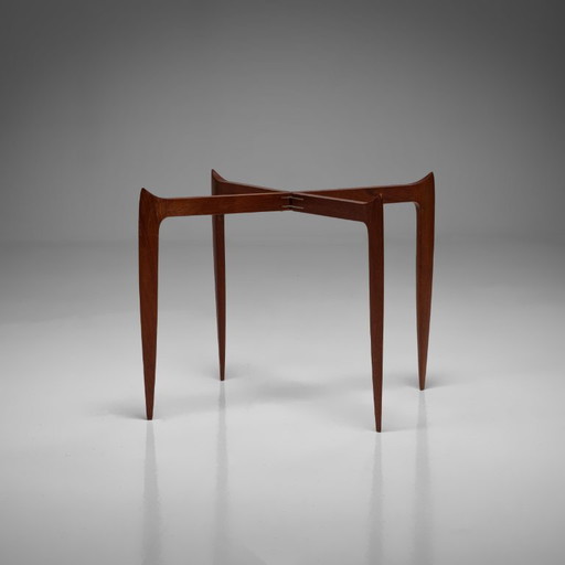 Model 4508 Teak Tray Table by Engholm / Åge Willumsen for Fritz Hansen, Denmark – bijzettafels, Wood, Vintage (photo 2 of 11)